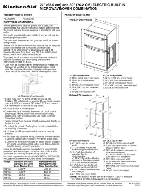 KitchenAid KEMS309B Manual pdf